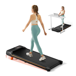 Walking Pad, Under Desk Treadmill with Incline for Home Office 2.5HP Portable Walking Treadmill with 265 Lbs Weight Capacity Walking Machine, Remote Control, LED Display