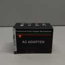 9V 1.5A Power Supply Adapter, DC 9V Power Cord AC 100-240V to DC 9 Volts 13.5W, fit for DC9V Arduino UNO R3, 9Vdc Record Player, Schwinn 140/170/A10 Bike etc. with 5.5 * 2.5mm Center Positive Tip.