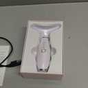 7 Color Neck Face Massager - Facial Massager Tool for Skin Care at Home, Vibrating Face Massager with Thermals, Galvanic Machines White