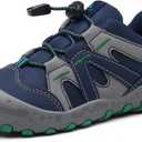 Mishansha Kids Hiking Boots Toddler Girls Boys Hiking Shoes Water-Resistant Anti-Collision Non-Slip Athletic Outdoor Trekking Boots (1 Little Kid Size, Dark Blue-231)