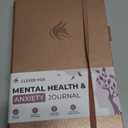 Clever Fox Mental Health & Anxiety Journal  Guided CBT Journal with Prompts for Self Help & Stress Relief  Mood & Emotion Tracker (Rose Gold)