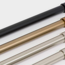 Ivilon Drapery Window Curtain Rod - End Cap Style Design 1 Inch Pole. 28 to 48 Inch Color Gold