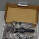 Matte Black Bathroom Faucet Single Handle Bathroom Sink Faucet with Pop-Up Drain Vessel Sink Faucet Tall Modern for Bathroom Washbasin Faucet Countertop Installation