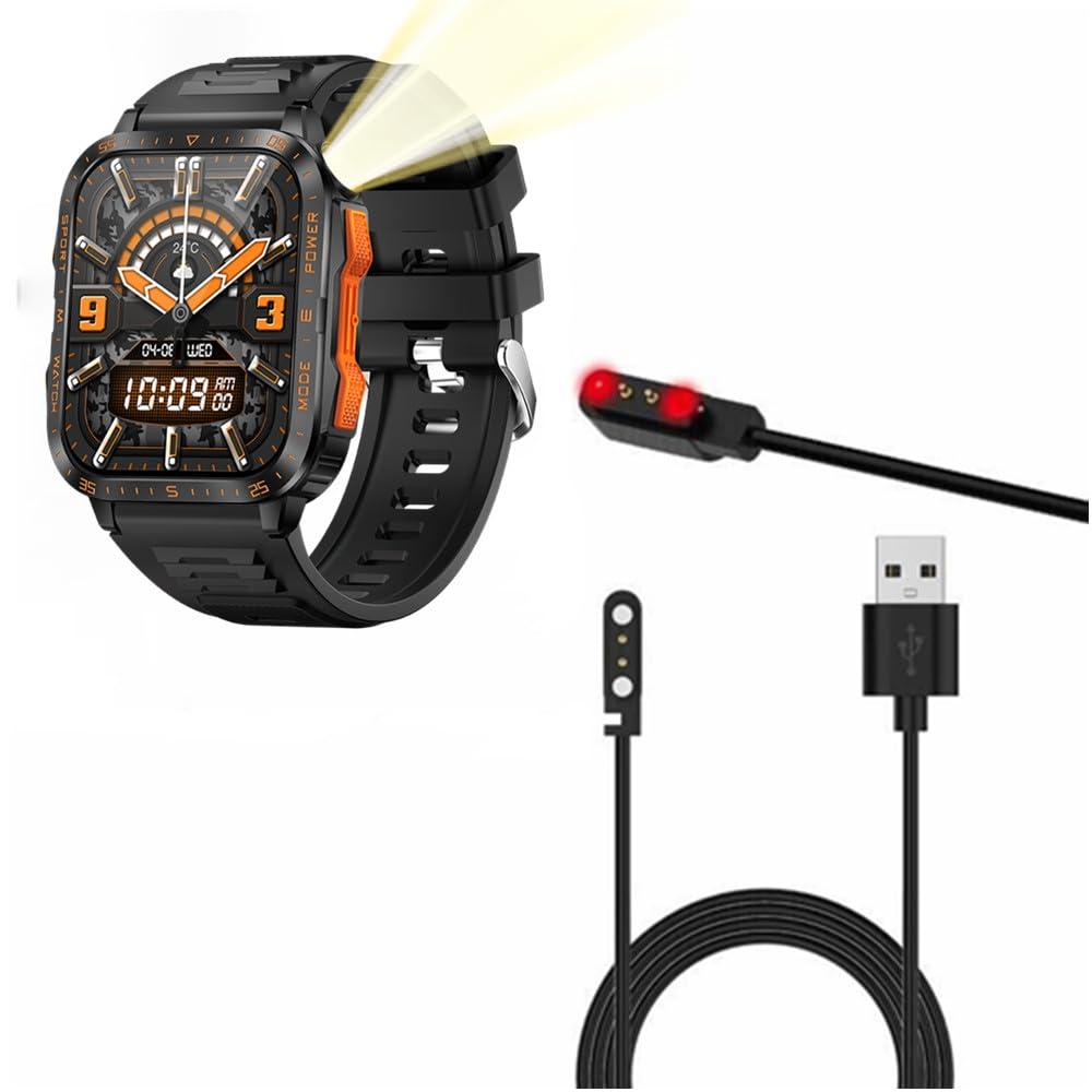 yiqungo USB Charger for Dealark KT79 SmartWatch Magnetic Fast Charging Cable for KT79 Smart Watch
