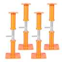 4PCS House Jacks for Leveling Crawlspace 17''-31''Adjustable Support JackFloor Jacks,for Stabilizing Stairs, Decks, Crawlspaces, Uneven Floors10000 lbs Load Capacity Orange