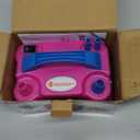 Electric Balloon Pump for Party Decorations  Portable Inflator, Auto Shutoff, Balloon Air Pump Dual Nozzle Rose Red 110V 600W