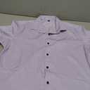 Men's Stretch Wrinkle Free Dress Shirts Formal Wedding Prom Short Sleeve Slim Fit Button Down Shirt purple 42