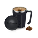 Self Stirring Coffee Mug, 18 oz Automatic Magnetic Electric Mixing Cup Stainless Steel Travel Cup for Coffee, Chocolate, Milk, Tea, Office, Home, Kitchen (Deep Navy)