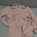 YEOREO Women Long Sleeve Workout Jumpsuit Zip Up Romper Bottom Pants Bodysuit Bodycon Sexy One Piece (Medium, Pink)