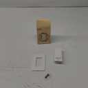 MOES Matter-WiFi Smart Light Switches, Netural Wire Required, 2.4GHz Single Pole Switch, Compatible with Alexa Google Assistant, Remote Control (Matter 1 Gang Switch)