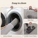 AMOAMI Kitchen Mats for Floor, Non Slip Washable Grey Kitchen Rugs Absorbent Quick Dry and Easy to Clean, Rugs for Kitchen in Front of Sink, 20*32