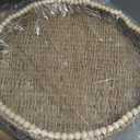 Round Wicker Tray 16'' Large Seagrass Tray Decor with Wooden Beads and Handles, Woven Dining Room Decor for Kitchen Counter, Living Room, Bedroom (Seagrass)
