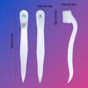 Mini Disposable Toothbrush, Pre-Pasted Toothbrushes with Toothpaste and Toothpick for Travel - Fluoride Free, No Rinsing Needed, Mint Flavor, Fresh Breath Anywhere Anytime - 28 Ct