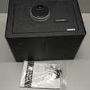 Goldenkey Luxury Home Safe with Fingerprint & Keypad Lock for Documents, Safe Box with Soft Velvet Lining, Removable Shelf, High Security for Home Office, Hotel, 1.2 Cu.Ft.