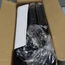 LANTEFUL 10 Tiers Tall Shoe Rack 20-25 Pairs Boots Organizer Storage Sturdy Narrow Shoe Shelf for Entryway, Closets with Hooks, Black (10 Tier-68" High-17" Wide)