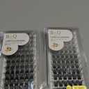 Lash Clusters B02 D Curl 10mm DIY Eyelash Extensions 72 Clusters Lashes C D Curl B&Qaugen Mega Volume Individual Lashes Eyelash Clusters Extensions Individual Lashes Cluster DIY at Home (NM-D-10mm)