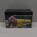 Fussion 200ft Permanent Outdoor Lights for House, 2025 Smart RGB LED Outside Lights with APP Remote Control, IP67 Waterproof Eternity Eaves Lighting for Christmas, Halloween, Holiday, Party, Daily