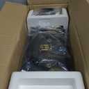 Record Player Wireless Portable Suitcase Vinyl Player with Built-in Speakers Retro Style Record Player for Vinyl Records 3-Speed RCA Line Out AUX in Vintage Turntable Upgrade Black