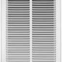 Howeall 16"W x 25"H [Duct Opening Size] Steel Return Air Filter Grille - Removable Face/Door for 1 inch Filters -HVAC Vent Cover Grill - White [Outer Dimensions: 18 5/8"W X 27 5/8"H]