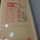 ZHUNFA Full Length Mirror, 65x22 Inch Full Length Mirror Wall Mounted, Vertical Hanging, Leaning Standing for Bedroom, Living Room, Rectangular Wooden Frame, Log Color