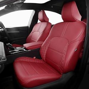 FREESOO Leather Seat Covers for Toyota Camry XSE/XLE Hybrid 2025-2026