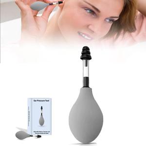 Ear Pressure Relief Suction Device, Instant Relief of Migraine and Headache Products, Relieves Airplane Ear Pressure Through Inner Ear Pressure Balance, Reduces Tension, Ear Discomfort, Gray