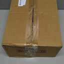 Bekith 24 Pack Clear Boston Round with Black Poly Cone Cap, 4 oz Clear Glass Bottles Sample Bottles for Juice, Ginger Shots, Oils, Whiskey, Liquids One Missing