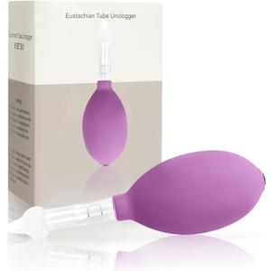 Eustachian Tube Unclogger, Purple Medical Device, Professional Ear Pressure Relief Tool