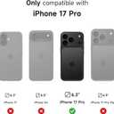 SURITCH for iPhone 17 Pro Case with Camera Control Cover, Camera Cover and Adjustable Kickstand, Compatible with MagSafe, Shockproof Bumper Protective Cases 6.3 Inch, Blue