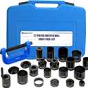 23Pcs Ball Joint Press Kit, Heavy Duty Master Ball Joint Removal Tool, U Joints and Brake Pins, Compatible with 2WD and 4WD Vehicles (Blue)