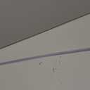 Frameless Shower Door Bottom Seal Shower Sweep with Drip Rail for 1/4" Glass,36" Long, Vinyl, Clear