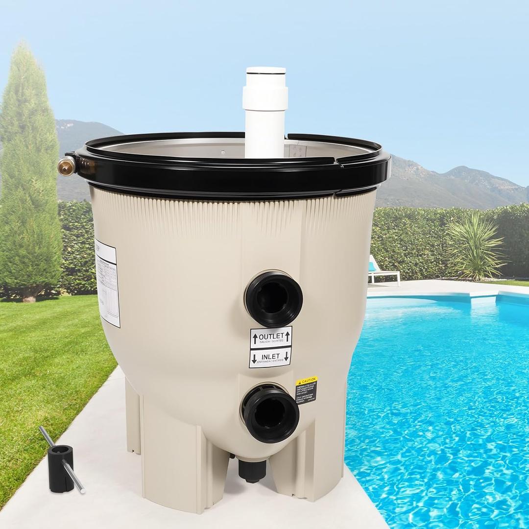 170016 Tank Bottom Assembly Fit for Pentair FNSP36 FNS Plus 36 Sq Ft EC-180007 Pool and Spa D.E. Filter - Replace 170016 Bottom Tank with Clamp Assembly, One Year Quality Assurance