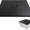 Fire Pit Burner Lid 28" x 28" Square Drop-in Burner Pan Firepit Cover 