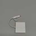 Lightning and USB C SD Card Reader for iPhone iPad Mac Android Phone Laptop, 3 in 2 Memory Card Reader Supports Compact Flash SD Micro SD CF Card, Digital Camera Adapter Plug and Play