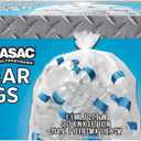 Ultrasac - Recycling Bag, 45 Gallon, 1.1 Mil, 40"x46", Clear, 100 Count w/Ties
