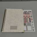 GuassLee 2026 Planner, Weekly and Monthly Planner from January 2026-December 2026, 8.4"x 6.1" Aesthetic Beige Agenda Book with Back Pocket, Stickers, Coated Tabs for School Office Supplies, A5 Size (Yellow)