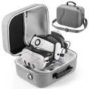 STARTRC GAMES Carrying Case for Meta Quest 3, Large Travel Case Compatible with BOBOVR S3 Pro/KIWI Design Battery Head Strap and Other Accessories, Hard Shell Travel Bag for Oculus Quest 3 (Black)