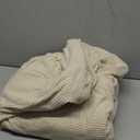 H.VERSAILTEX 3 Piece Stretch Sofa Covers for 2 Cushion Loveseat Couch Covers for Living Room Sofa Slipcovers (Base Cover Plus 2 Seat Cushion Covers) Thicker Jacquard Fabric(Medium Sofa, Natural)