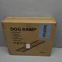 Dog Ramp for Car 63" x 20", Folding Pet Ramp for Large Dogs with Non-Slip Rug Surface, Portable Dog Car Ramp for SUV Car & Truck
