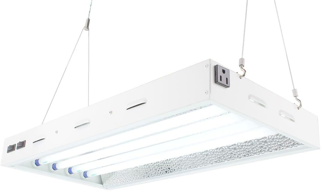 2Ft 4Lite T5 Grow Lights Panel, 6500K Full Sun Light, 10000 Lumen