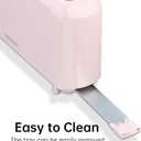 SEEDEEM 2 Slice Slim Toaster, Single 10" Long Slot Toaster Fits Bagels & Artisan Bread, 6 Shade Settings, Cancel/Reheat/Defrost, Removable Crumb Tray, Auto Shut-Off, Pink
