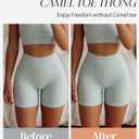 LEVAO Seamless Thongs for Women-Low Waist Invisible G-string No Show Thong Panty Liners Workout Panties S-XL (Black/White/Khaki/Skin Color/Red Brown/Coffee)