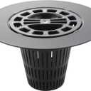 Danco 11086 Shower Drain Cover, Matte Black