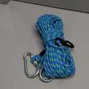 50 ft Dog Leash, Long Leash for Dogs Outside, Dog Tie Out Cable, Lead for Camping, Tether for Yard, Line (Blue)