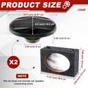 2 Pcs 2-Way Coaxial Car Audio Speakers with Speaker Box Enclosures Set 6 x 9 Inch 1000 W Max Power Constructed Car Stereo and Sound System Accessories Portable Audio Equipment for Vehicles
