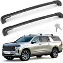 OTUAYAUTO Roof Rack Cross Bars - Compatible with 2021-2026 Chevrolet Chevy Suburban & Tahoe & GMC Yukon/Yukon XL & Cadillac Escalade, Aluminum 220lbs Crossbars for Luggage Racks Bike Kayak Snowboard