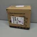 NATURE'S SOURCE Makeup Organizer for Vanity, 3-Tier Corner Bathroom Organizer Countertop with Makeup Brush Holder, Corner Counter Storage for Bathroom, Dresser, KitchenClear