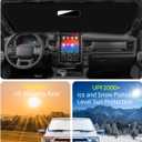 Windshield Sunshade for 2021-2025 Ford F150 Lariat, King Ranch, Platinum, XL XLT Limited Raptor, Foldable Front Window Sunshade with Storage Bag, Accessories Windshied Sun Shade Protector