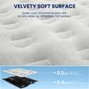 Queen Air Mattress with Built-in Pump, Heavy-Duty 800 lbs Support, 48-Hour Leak-Tested, Upgraded 3-Layer Protection PVC, 3 Min Fast Inflation, Portable Air Bed for Home, Guest & Camping