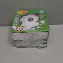 2 Pack Hover Soccer Ball with 8 Pcs Batteries, Air Floating Soccer Toy with LED Lights and Foam Bumper, Indoor Games for Kids 4-8-12, Toys Gifts for 3 4 5 6 7 8 9 Year Old Boys Girls (Multicolor)